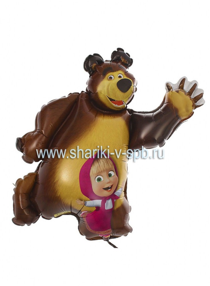 фольгированный шар Маша и медведь